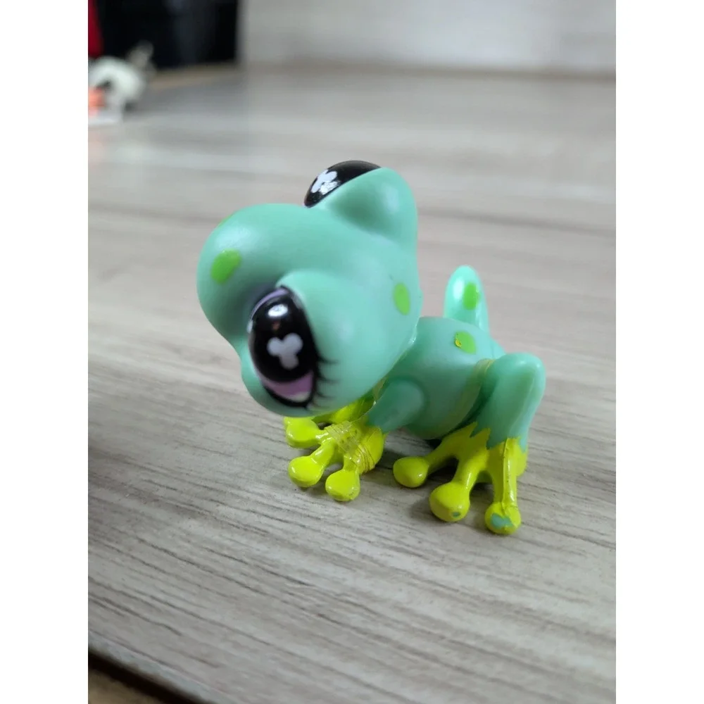 LPS Littlest Pet Shop Green Gecko LOT OF 4